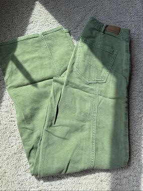 American Eagle Olive Stretch Utility Pants